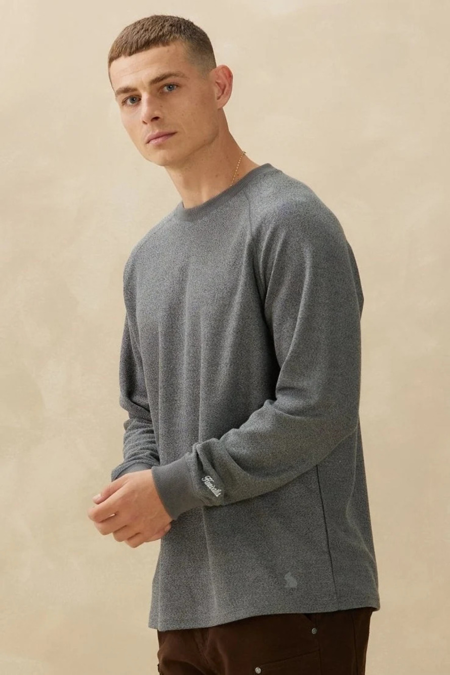 Kuwalla Grey Marled Crewneck Thermal/28370